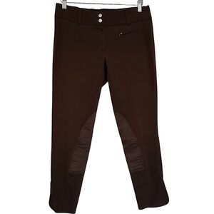 Goode Rider Knee Patch Riding Breeches Brown Size 30R Equestrian